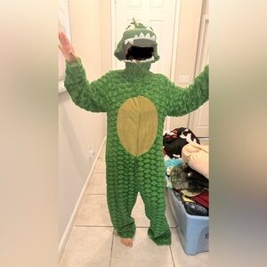 Green T-Rex Dinosaur Adult Unisex Costume
